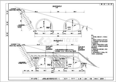 [湖南]高速公路隧道工程施工设计图(全套)
