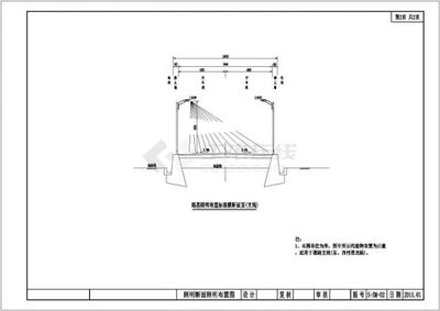 某地一级公路工程照明设计施工图纸