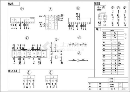 路灯箱变一次原理壳体施工全套参考cad详图